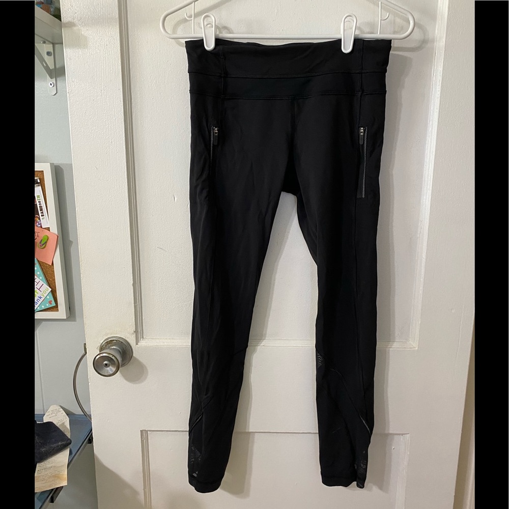 Lululemon black with pockets and zippers